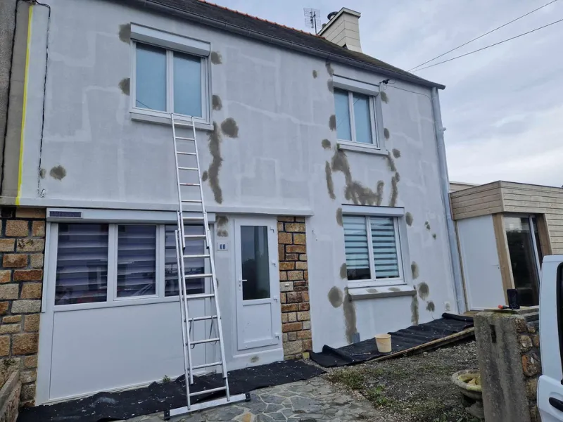 pose de papier peint plouescat